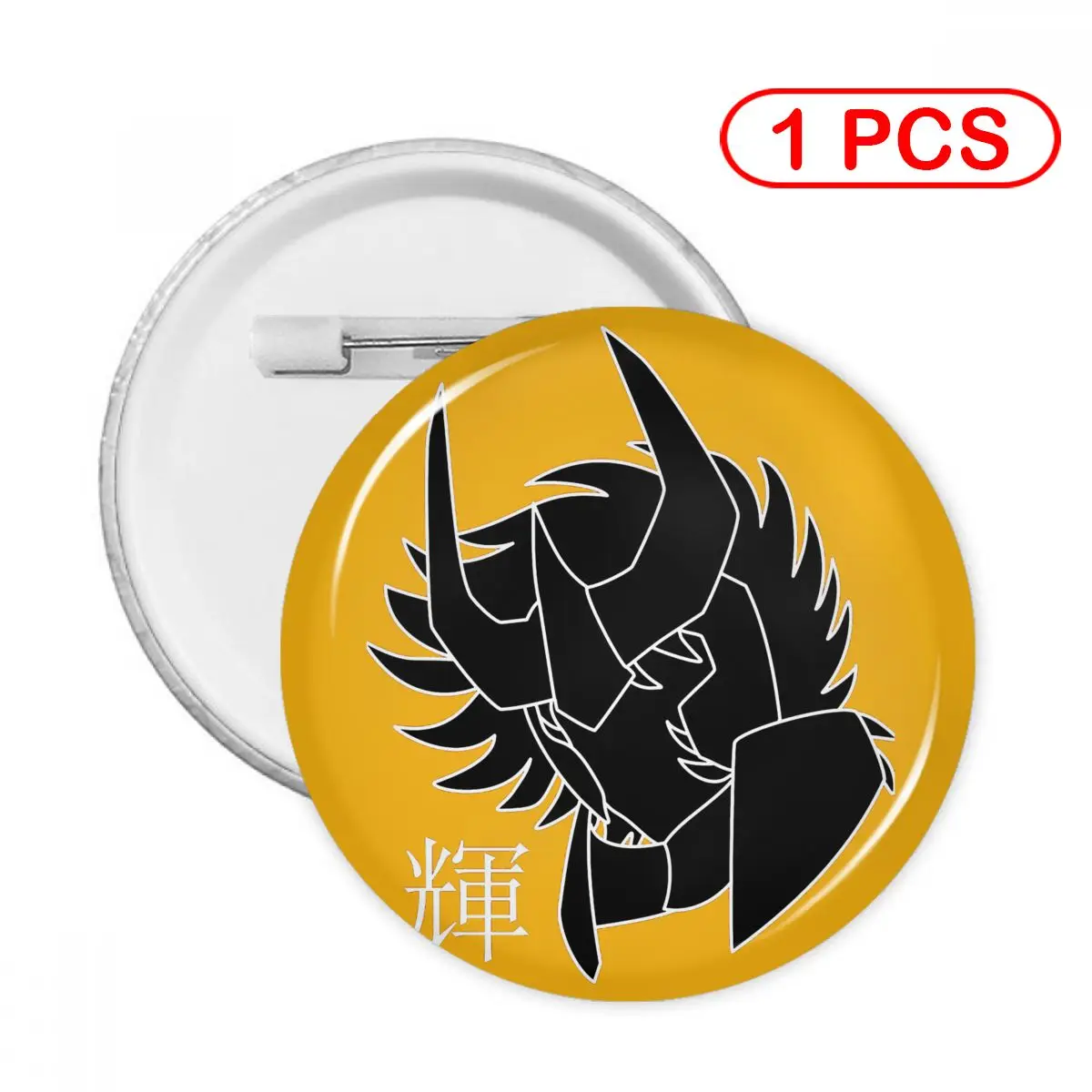 

Saint Seiya Soft Button Pin Clothes Brooch Creative Pins Jewelry Decor Cute Badge Ikki Women Child Lapel