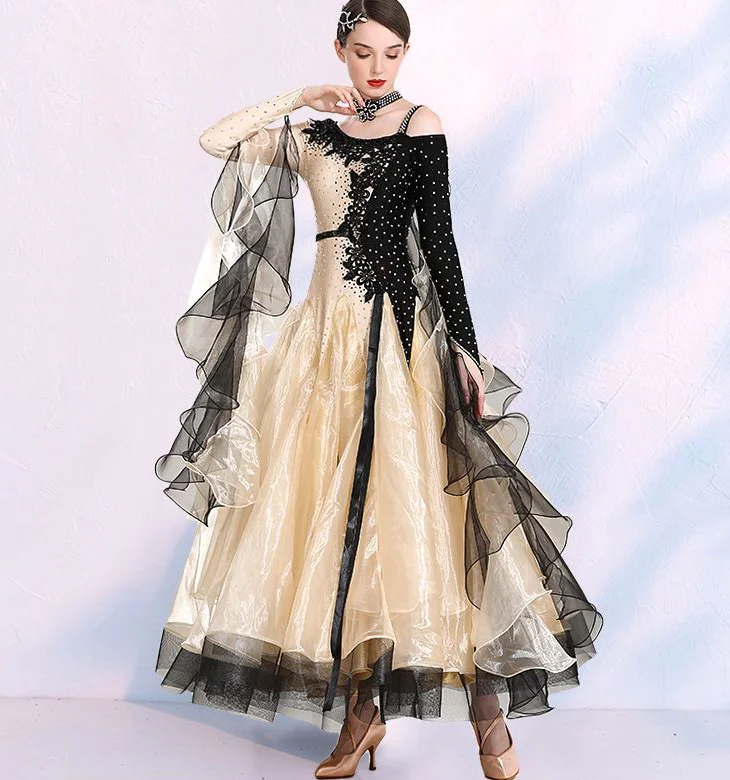 

1 шт./партия, женское платье для бальных танцев