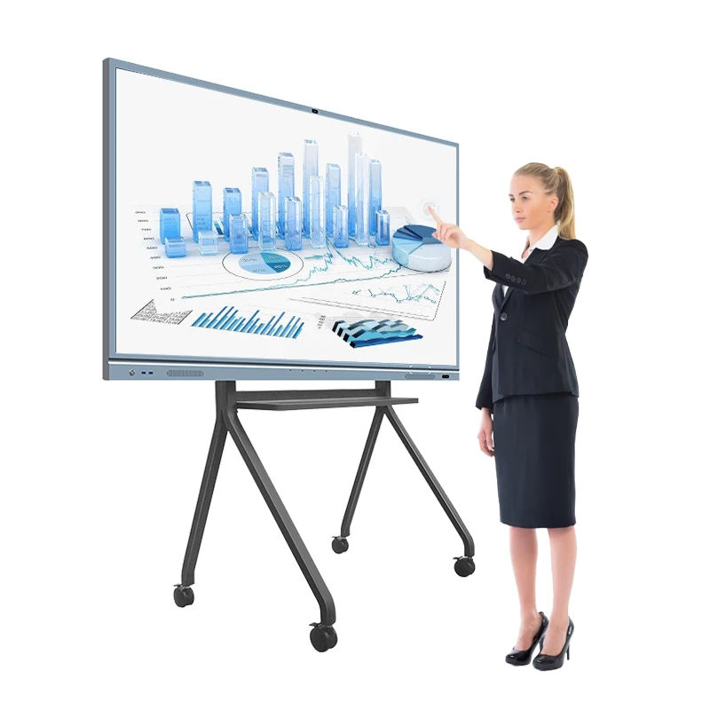 

IR Touch 20 points Interactive Boards wide interactive digital board 4K Resolution interactive meeting board