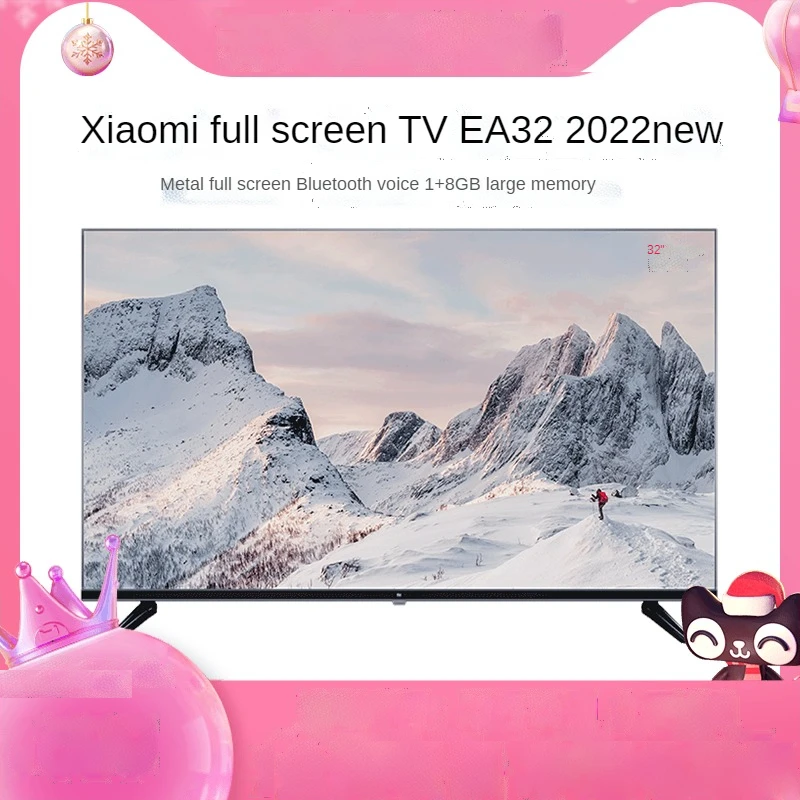 2022 США в Xiaomi Ea32 металлический полноэкранный 32 дюйма HD Интеллектуальный Bluetooth