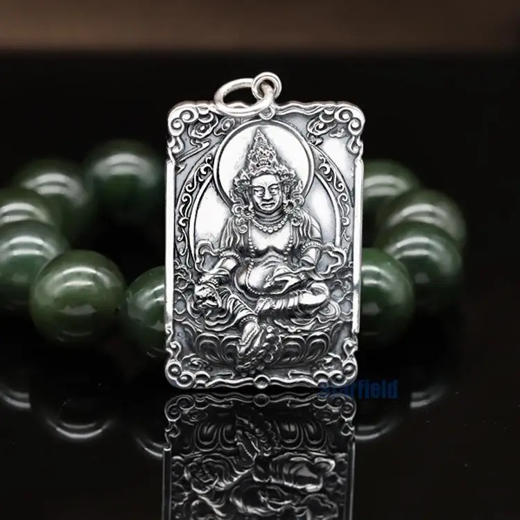 

celebrity S990 fine silver pendant personality patron ancient men hang fall fashion generous personality tasted