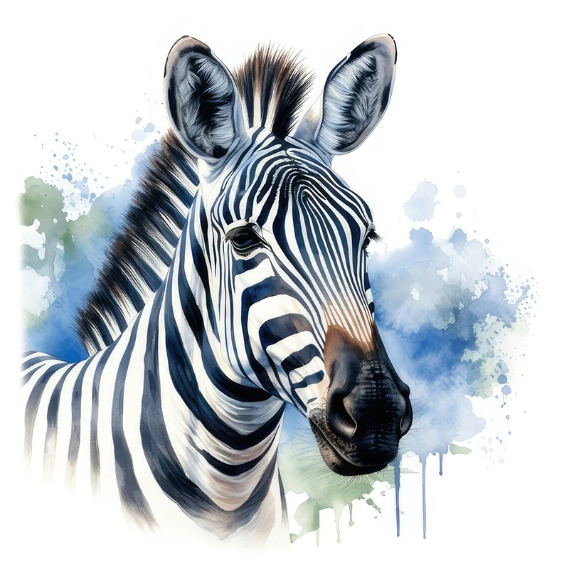 

ПВХ наклейки для стен Cartoon Zebra