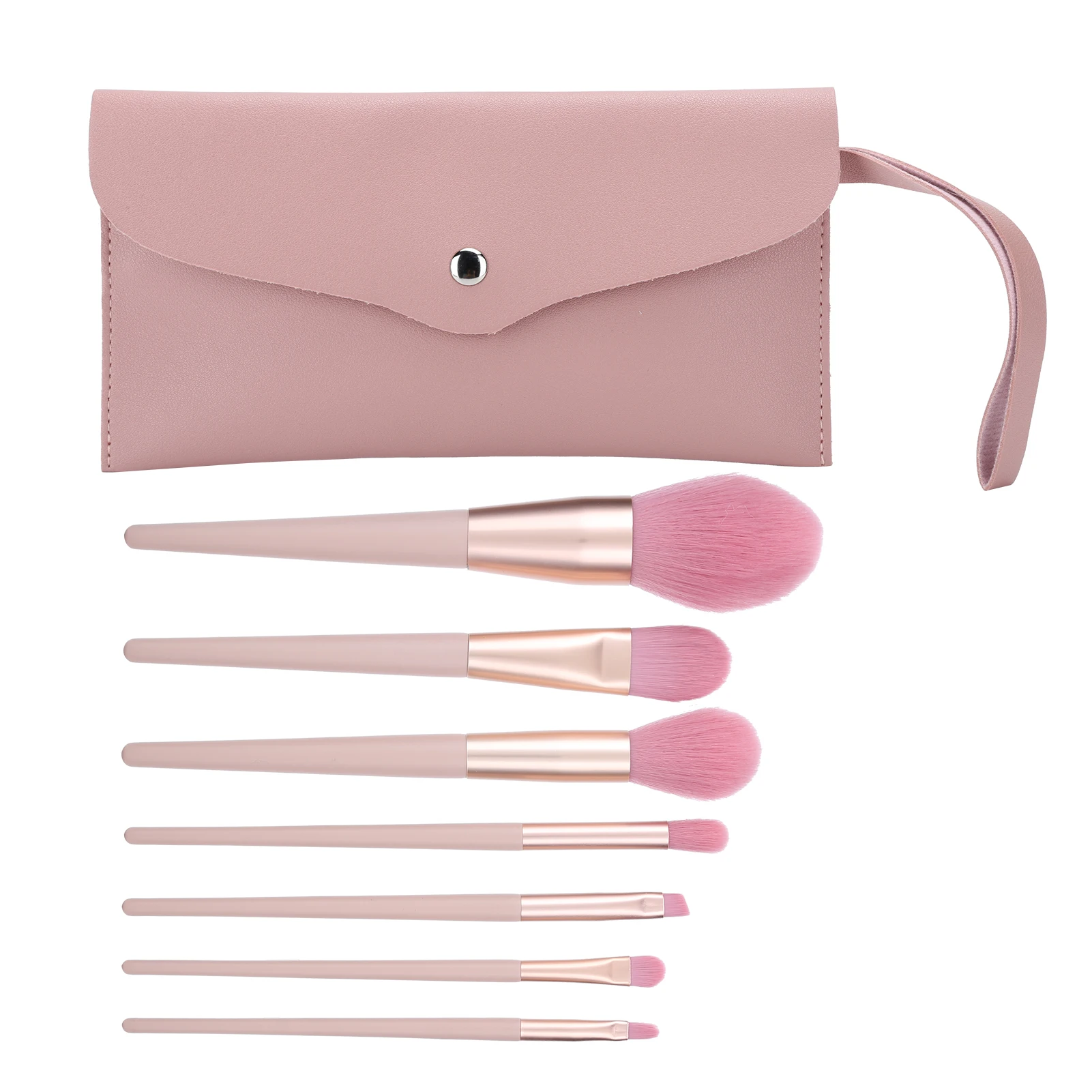 

7pcs Cosmetic Makeup Brushes Set Blush Powder Foundation Concealer Brushes with Bag