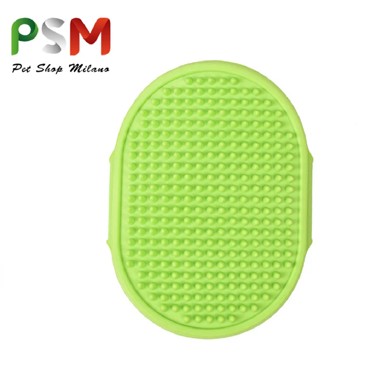 

PSM Pet Bath Brush Cat Cleaning Hair Comb Dog Massage Comb Soft Silicone Massage Comb Gentle Cat Gloves Pet Supplies