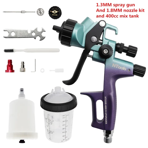 Краскопульт NTOOLS HVLP 4000B с соплами 1,3 и 1,8 мм