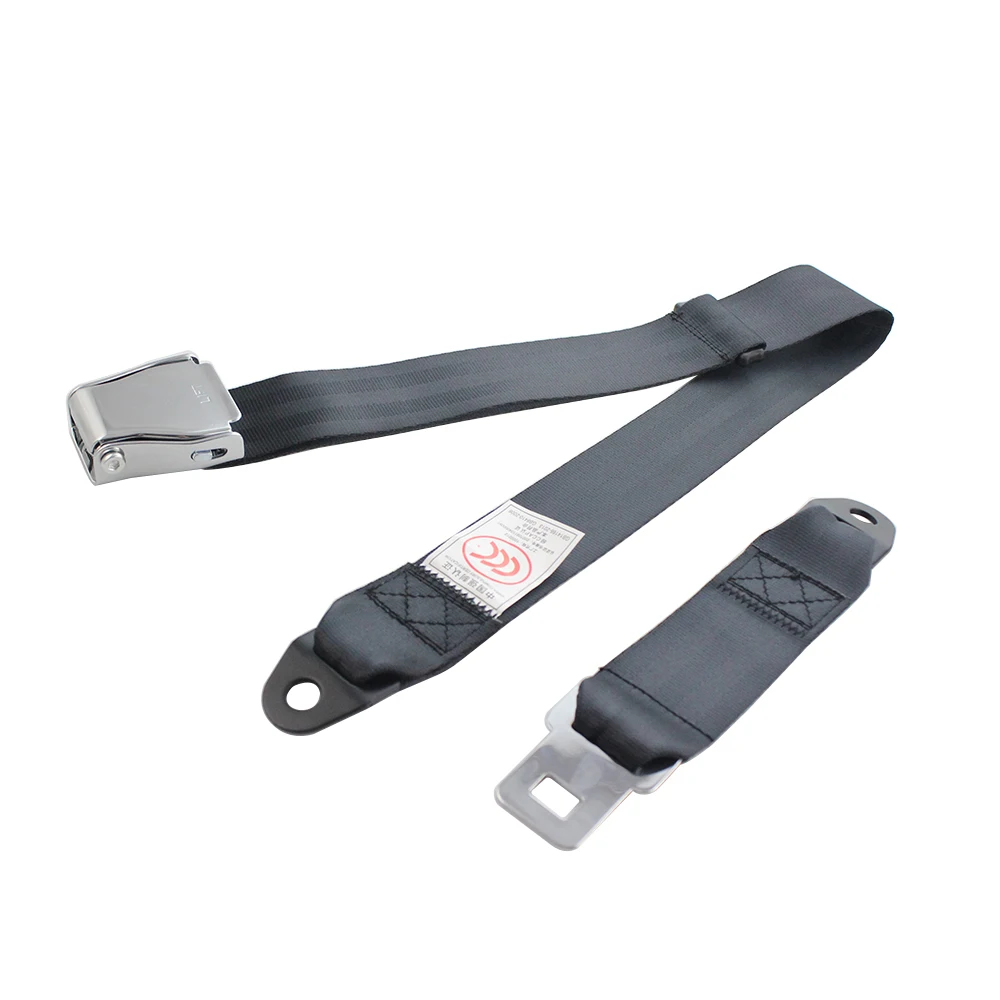 

105CM Aviation Seat Belt Spare Part Car Accessories Vehicles Two Point Belts Amusement Park Security Stripe Extender Black