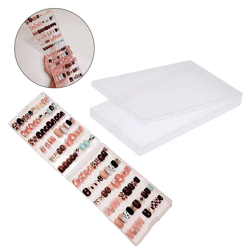 

Армированный ящик для хранения ногтей для дизайна ногтей органайзер для накладок для макияжа прозрачный ящик для демонстрации полипропиле...