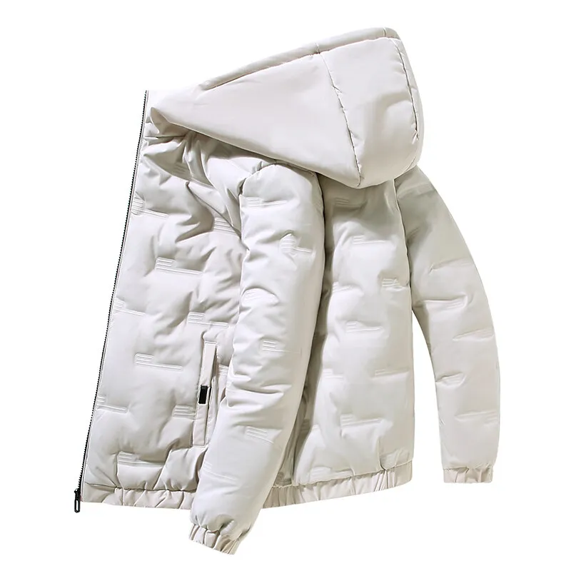 Men's Winter New Thick Tide Brand Cotton-padded Jacket Youth Winter Coat Hooded Down Cotton-padded Jacket Seven Colors Optional