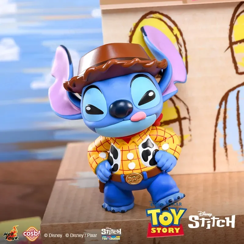 Фото Коллекционная мини-фигурка Hot Toys Disney Stitch Cosbi Fan-Cination в закрытой упаковке: изысканный дизайн, модный коллекционный подарок №5