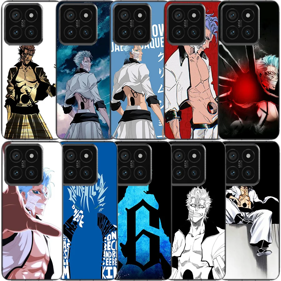 Прозрачный чехол для телефона Grimmjow Jaegerjaquez Xiaomi Poco X6 X5 Pro X4 X3 NFC F4 GT F6 F5 F3 M5 M5S M4 M3 F2 F1