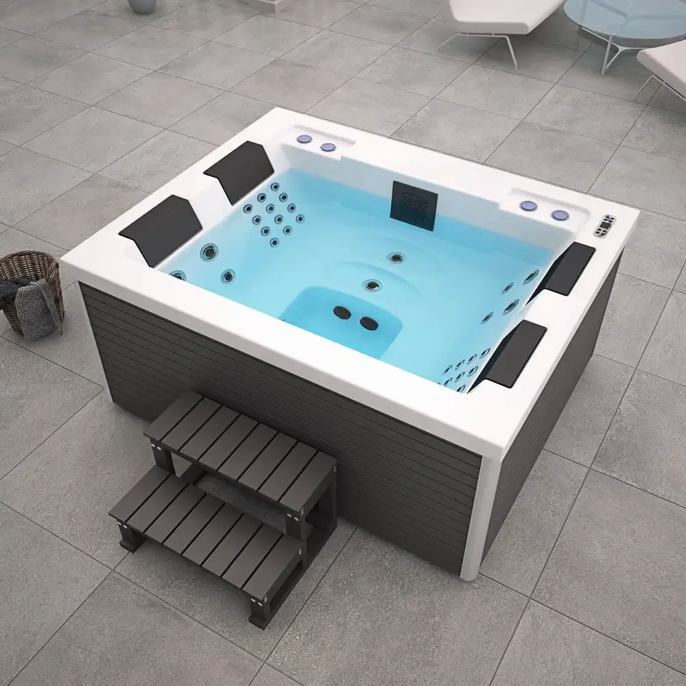 Горячая ванна на 4 человек распродажа недорогая уличная spa Ванна zzis sexy hydro balboa