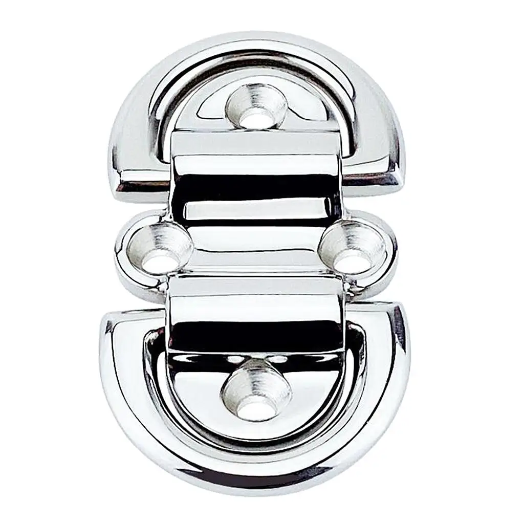 

Double Folding Pad Eye Lashing Steel 316 Cleat for Marine Yacht