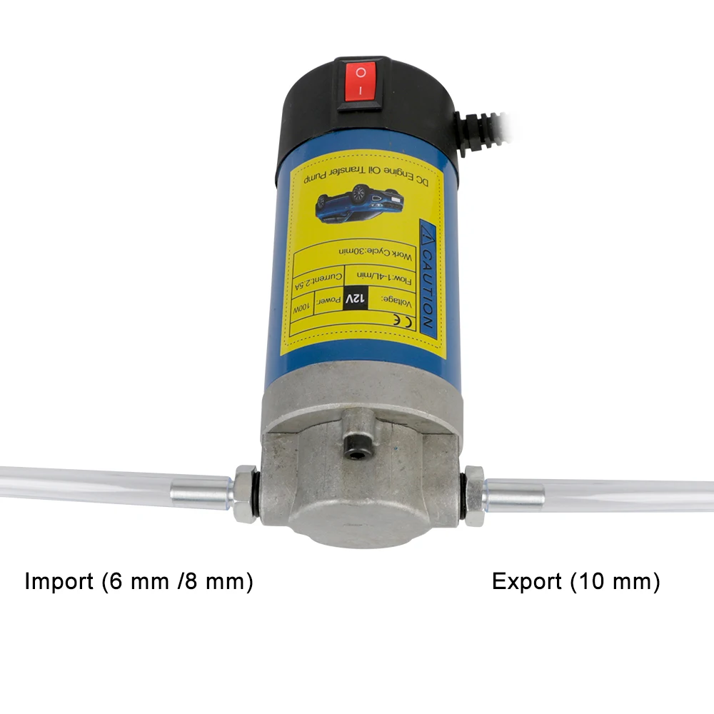 Насос для перекачки масла Электрический Всасывающий насос 1-4 л/мин 12 В