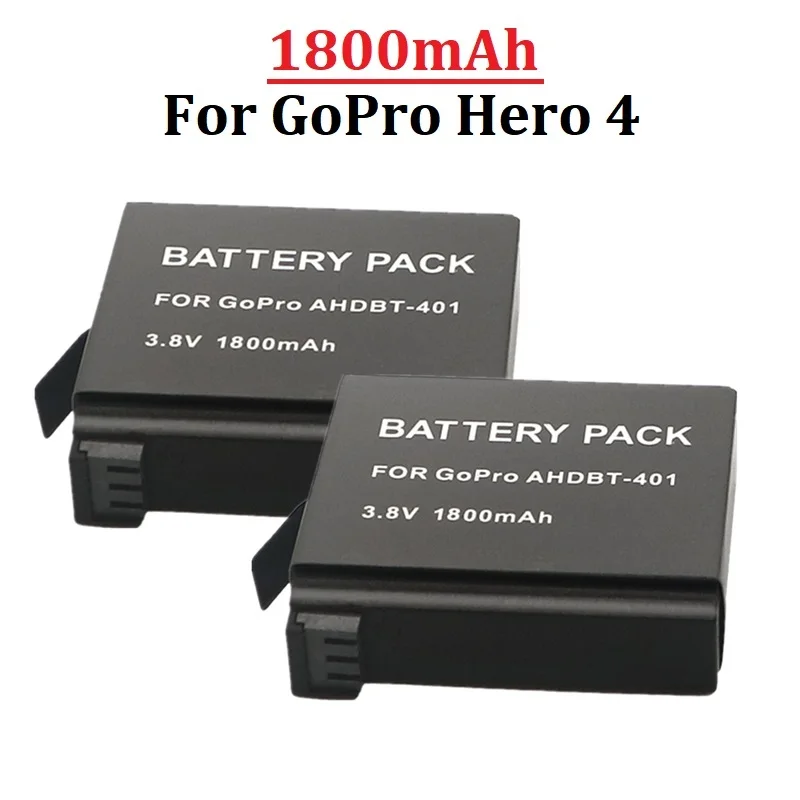 Аккумулятор для экшн-камеры Gopro Hero 4 1800 мАч