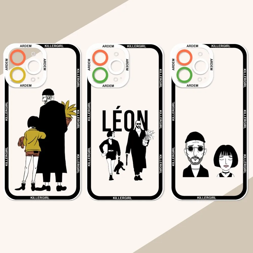

Movie Killer Leon And Mathilda Professional Uncle Girl Phone Case For IPhone 12 11 13 14 Pro Max XR XS Max X SE2020 8 Plus Case
