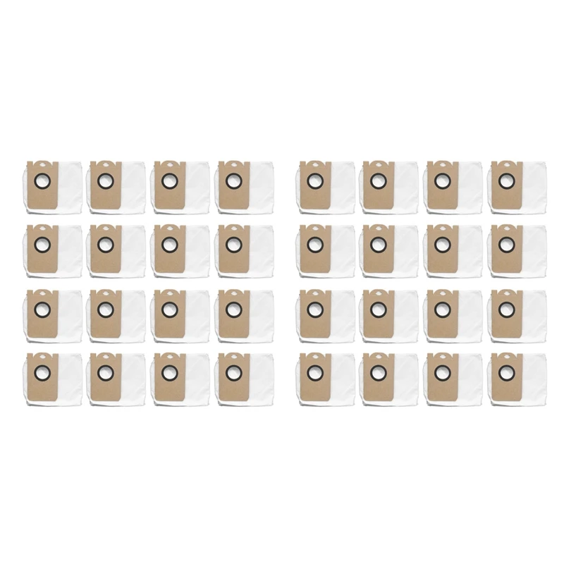 

32Pcs For VIOMI S9 Robot Vacuum Cleaner Dust Bag Cleaner Large Capacity Leakproof Dust Bag Replacement Parts Kit