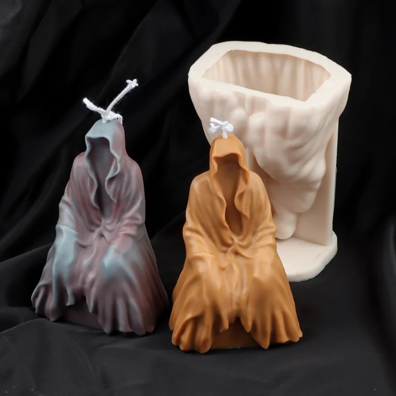 

Серия Хэллоуин Ароматерапия Свеча силиконовая форма зло 3D череп Тыква дьявол свеча создание принадлежности, домашний декор праздничные подарки