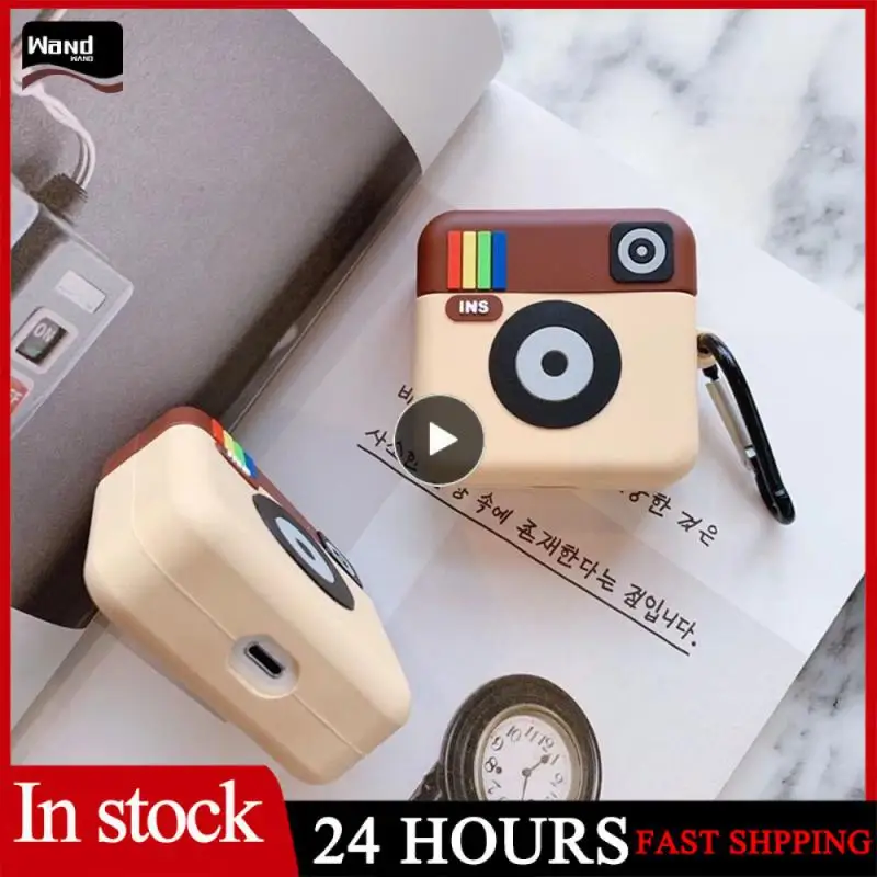 

1~10PCS Tpu Silicone Earphone Case Durable Wireless Earphone Box Precise Tailoring Non-slip Silicone Case Cartoon