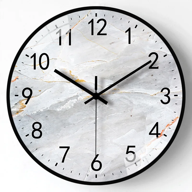 

[10 Inches 25cm] Simple and Creative Wall Clock Home Living Room Fashion Decoration Clock Home Silent Clock Reloj De Pared