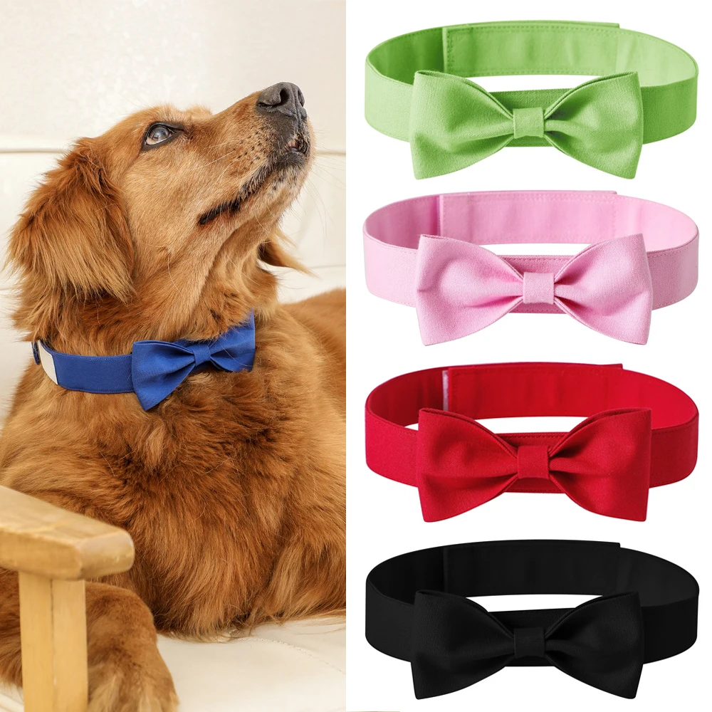 Регулируемый липучка для домашних животных формальный галстук смокинг