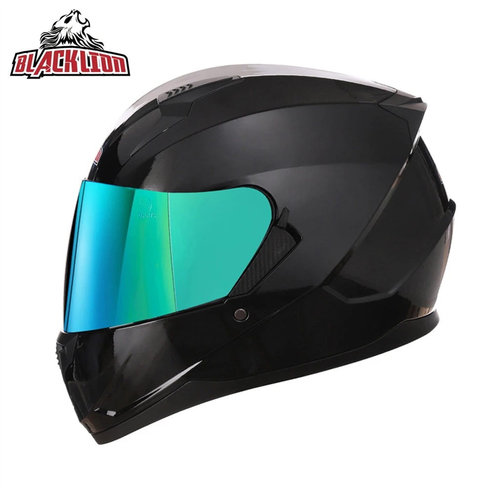 

Professional Motocross Racing Dual Lens Casque Italy Brand Blacklion Motorcycle Full Face Helmet Safety Downhill Off Road Casque