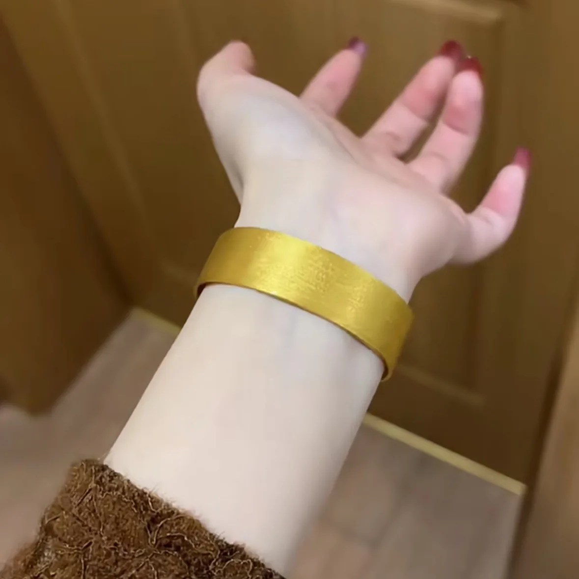 Новый свадебный браслет из Дубая с покрытием 24-каратным золотом модный товар