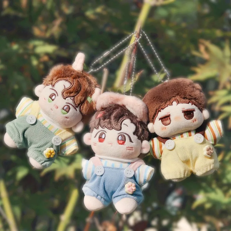 Подходит для хлопковой куклы 10 см полосатый комбинезон комплект одежды