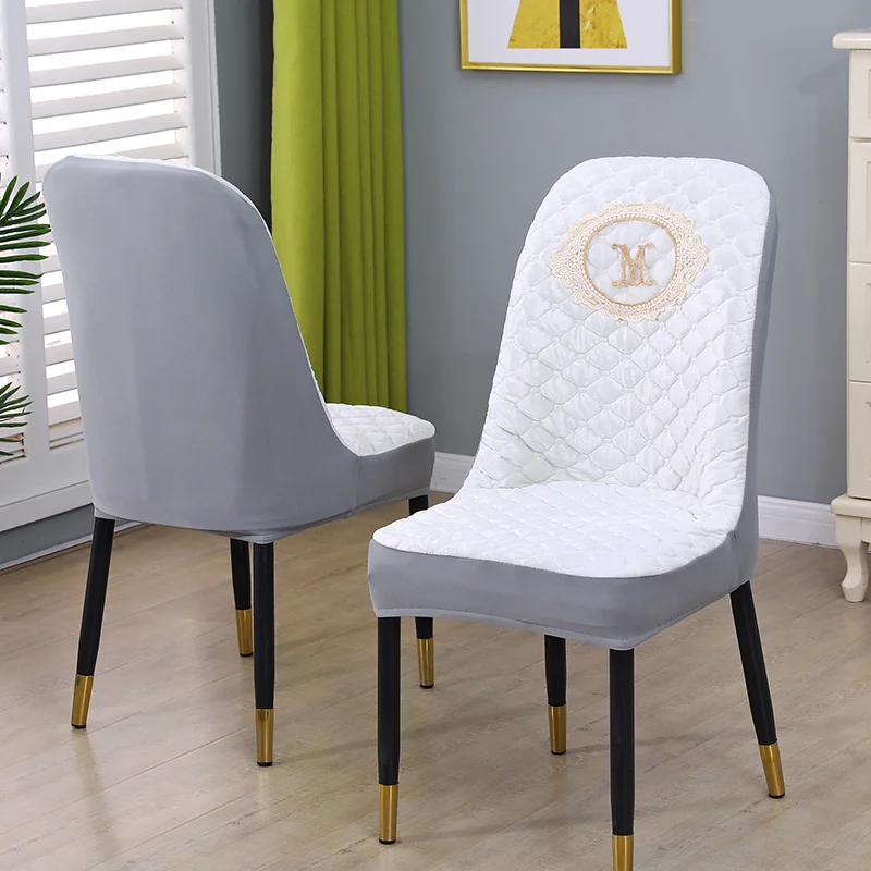

Modern Minimalist Curved Chair Cover Stretch Cotton Elastic Easy To Install Cushion Comfortable Soft Multiple Options Mats