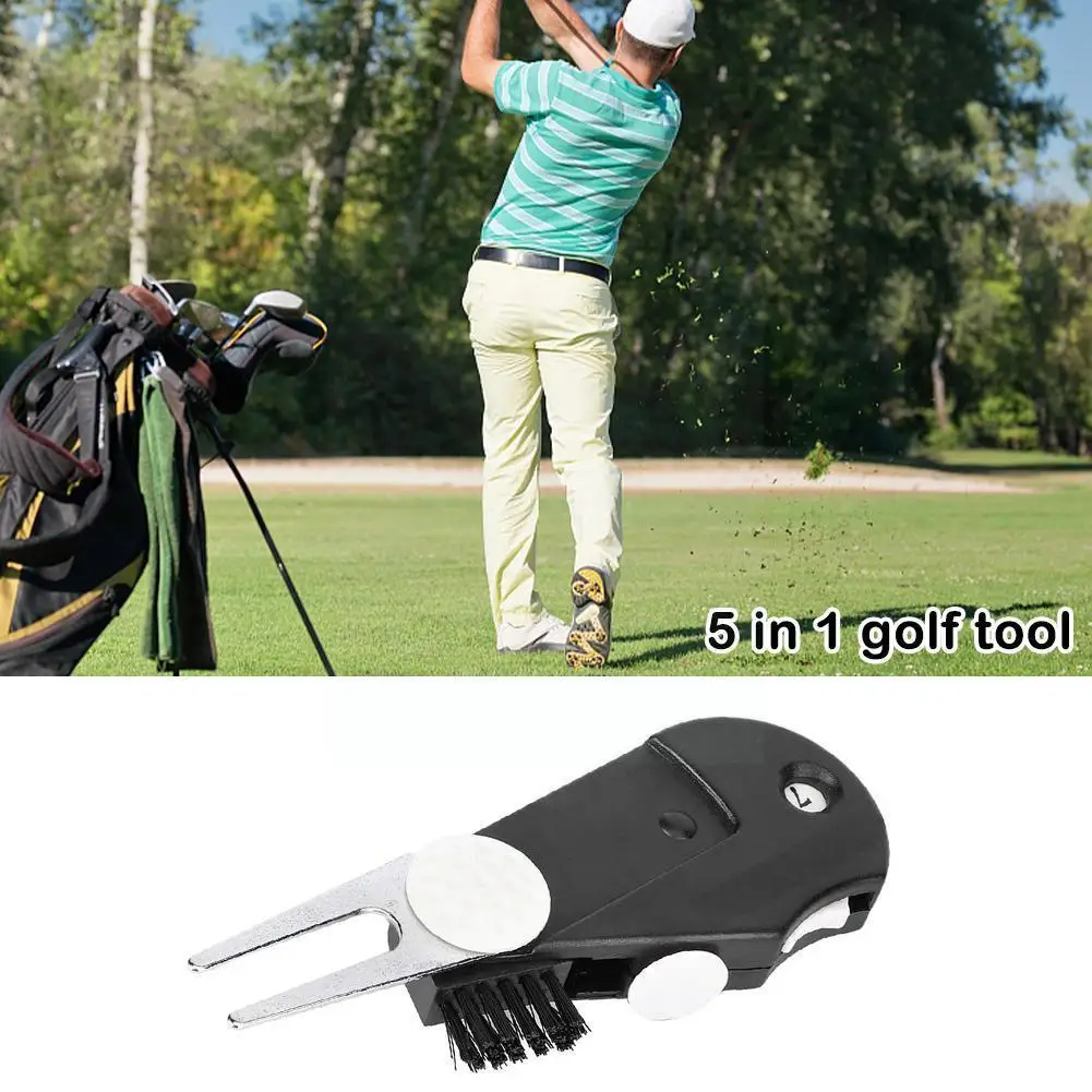 

Five-in-one Golf Tool Brush Multi-function Brush Outdoor Tool Ball Protection Anti-wear Sports Brush Accessories U7M0