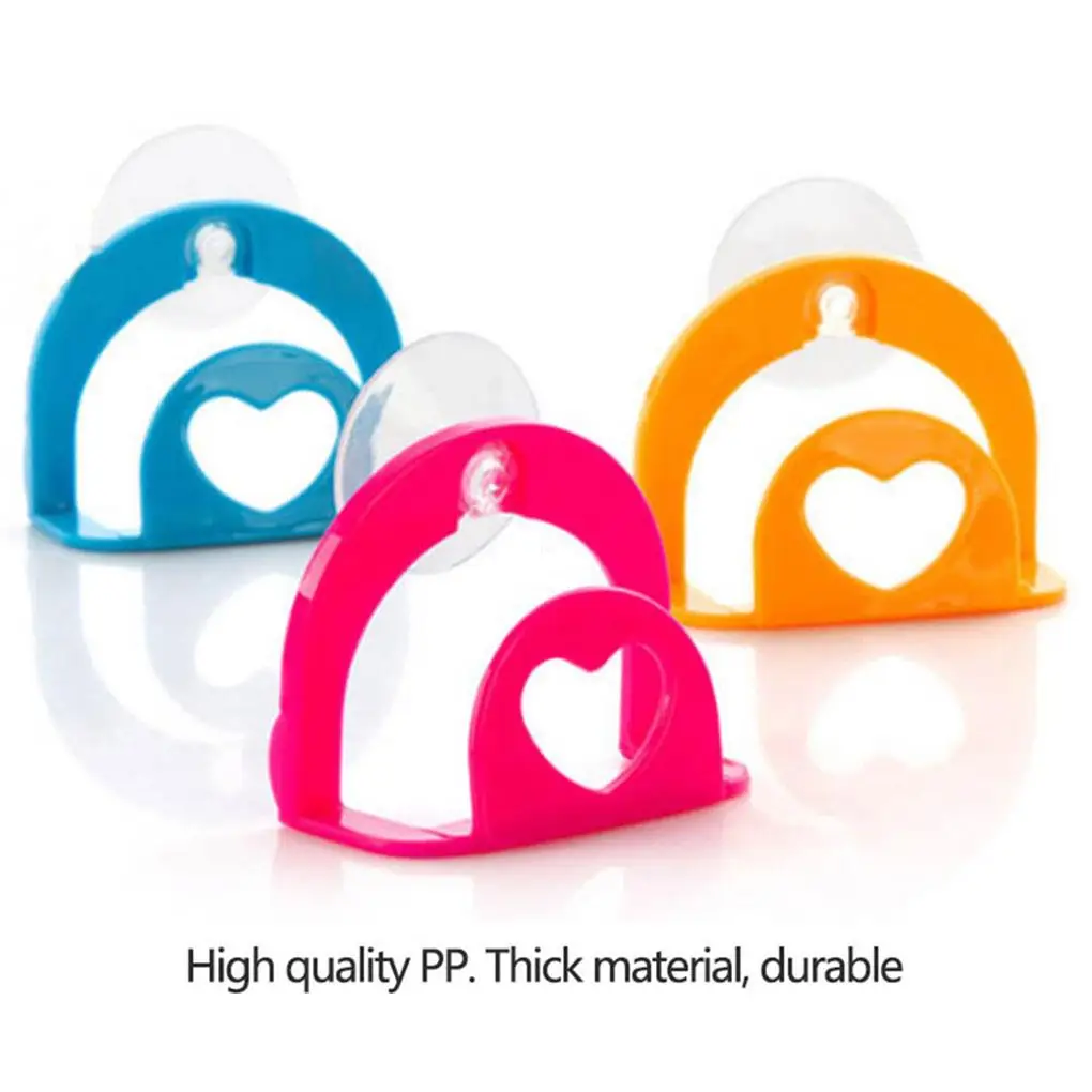 

Drain Sponge Rack Kitchen Sink Suction Cup Shelf Bathroom Towel Holder Washing Ball Scouring Pad Organizer Blue/yellow/ pink