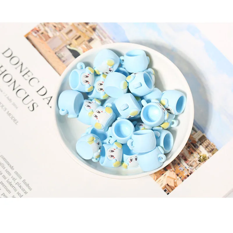 20 шт. милые Мультяшные Кубки миниатюрные фигурки кабошоны из смолы для рукоделия