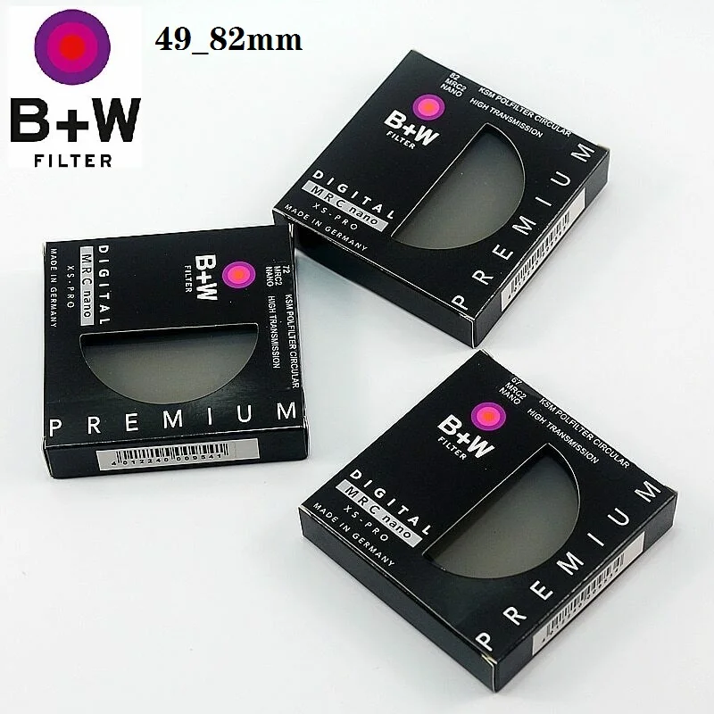 

B+W CPL KSM Digital XS-PRO MRC Nano Haze 49_52_55_58_62_67_72_77_82mm Filter Polarizer/Polarizing CIR-PL Multicoat Protective