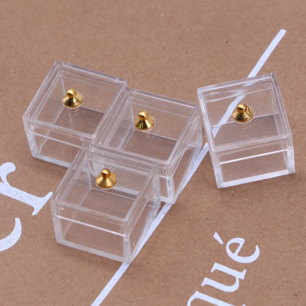 Пластиковые мини-ящики для хранения украшений 4 шт.