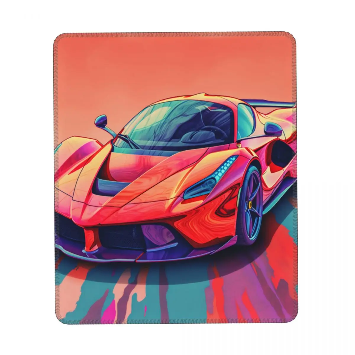 

Страстный Вертикальный чехол для спортивного автомобиля, искусственный качественный резиновый коврик для мыши, Нескользящие мягкие насто...