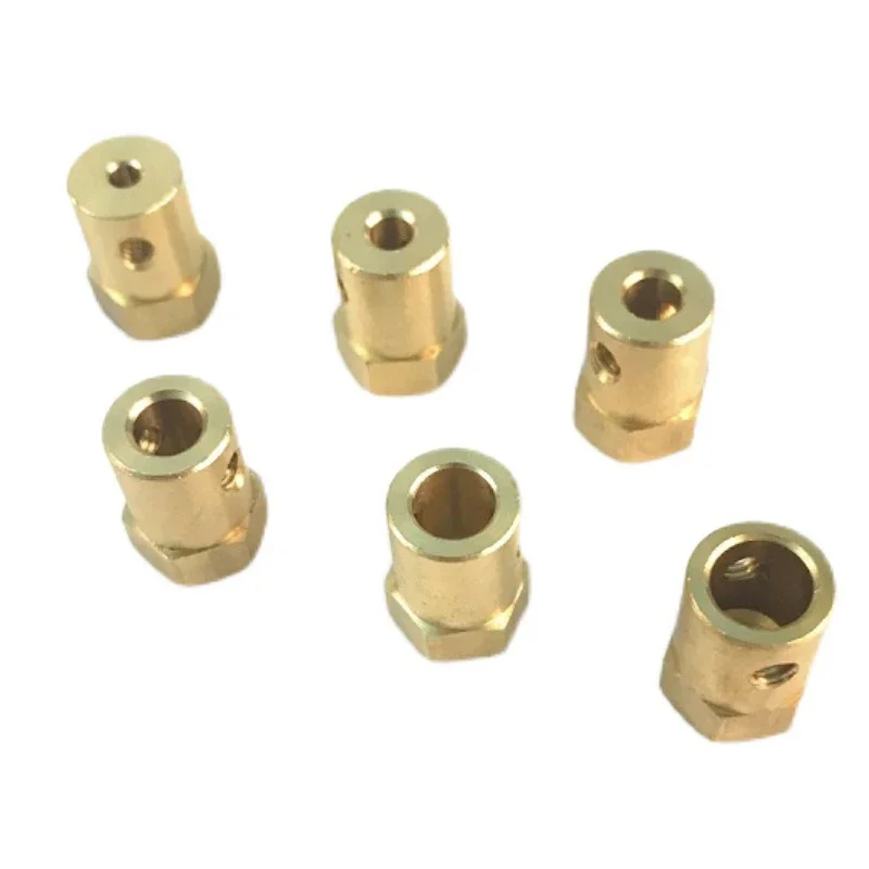 

1 шт. шестиугольная латунная муфта вала, разъем трансмиссии 2 мм ~ 8 мм, для аксессуаров, детские игрушки, модификация автомобильных запчастей