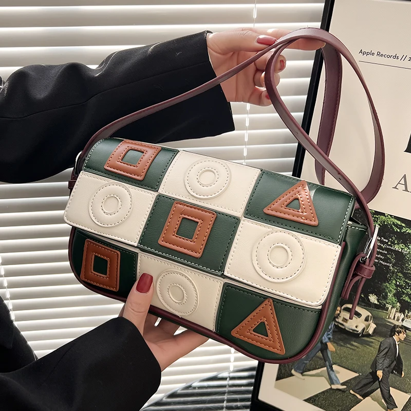 

Classic Style Women Bag 2022 New Bag Niche Design Messenger Bag Fashion Shoulder Bag Square Bag Vintage Armpit Bag Dual-use Bag