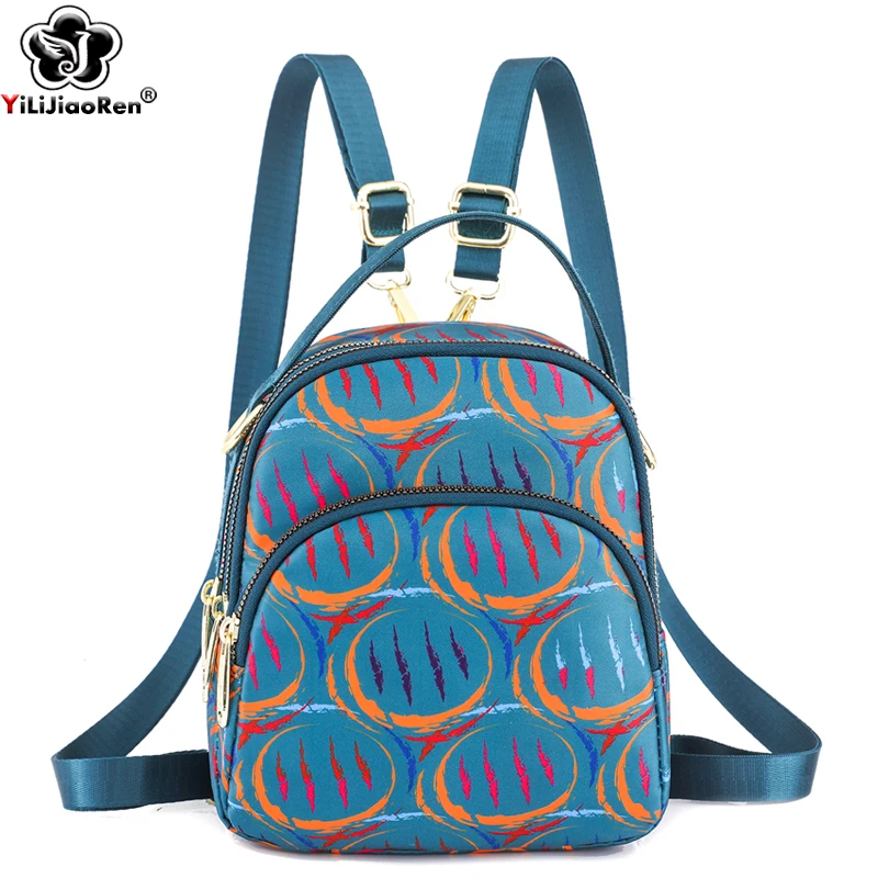 

Small Backpack for Women Waterproof Daypack Ladies Bagpack Nylon Back Pack Designer Fashion Travel Shoulder Bags Female Purse