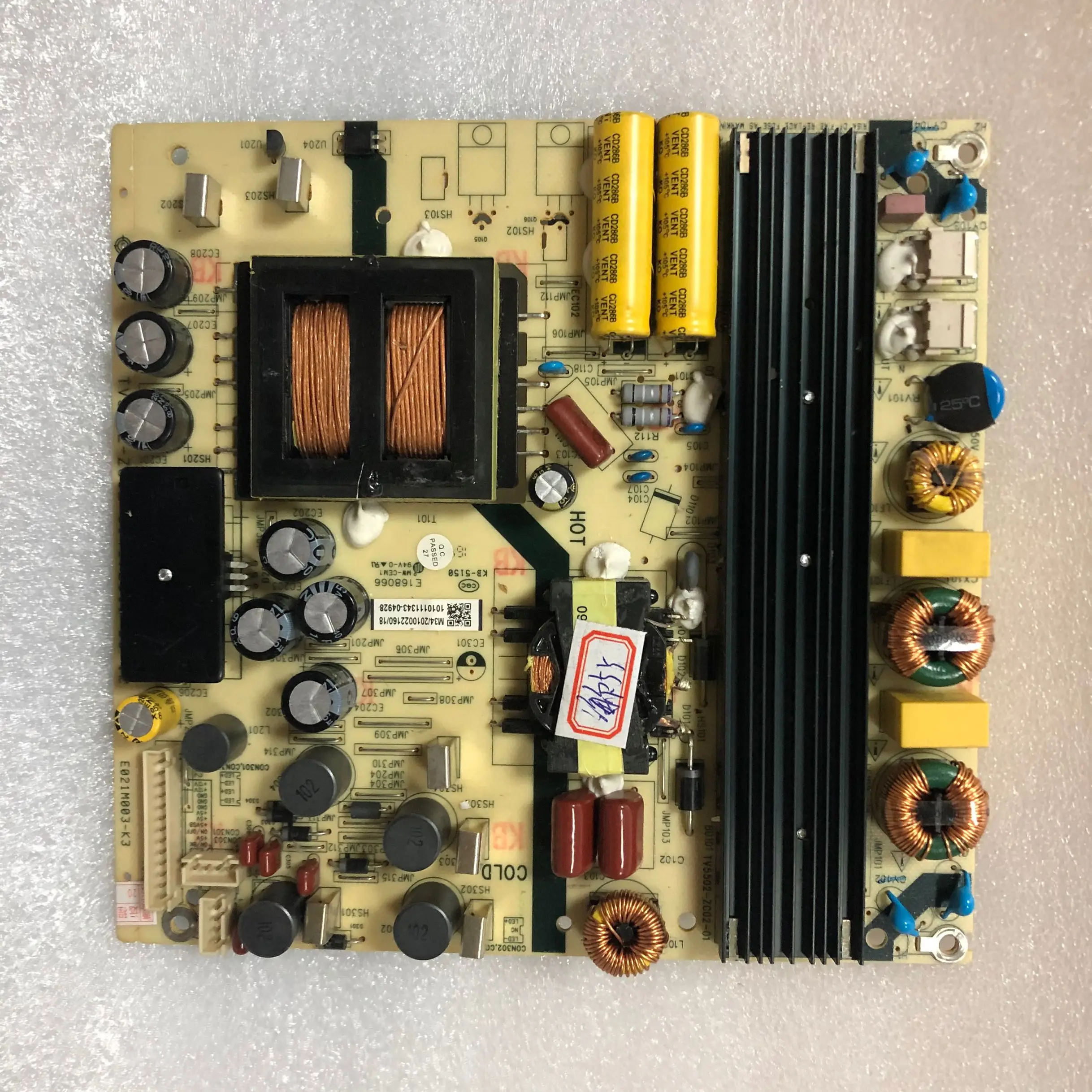 

LE48B510F LS49H510X LE48G520N Power board TV5502-ZC02-01