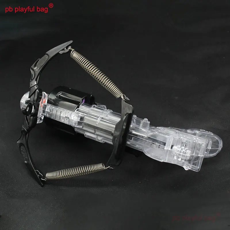 PB Игривая сумка Наружные спортивные мягкие пули Прозрачные аксессуары для игрушек лук и арбалет Взаимодействующие подарки QG389