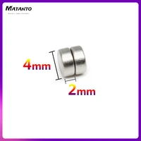 5010020050010002000pcs 4x2 small round rare earth magnets strong 4x2mm n35 4mm2mm permanent neodymium magnets disc 42 mm