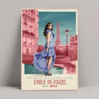 GX230 Эмили в Париже ТВ сериал фильм 2022 подарок плакат печать на холсте живопись Настенная картина гостиная спальня домашний декор