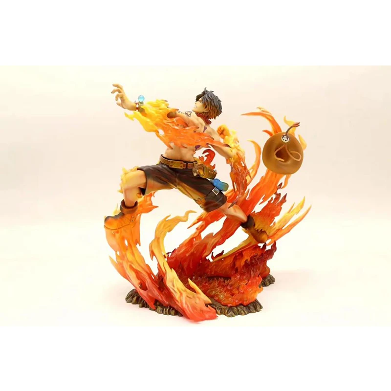 

GK One Piece Ace Figure Luffy Action Figure 25CM PVC Model Toys Desk Decoration Present For Friend