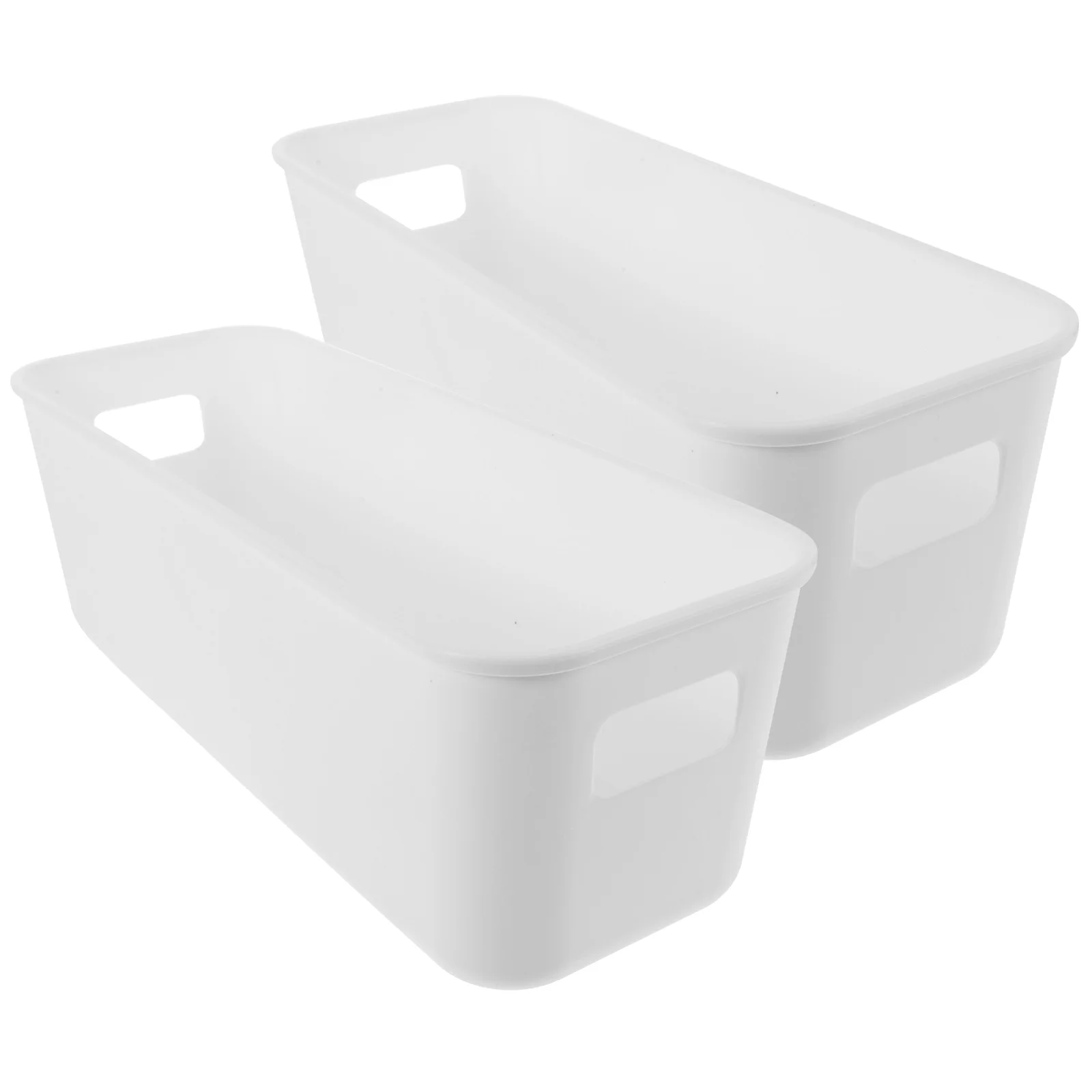 

2 Pcs Desktop Storage Box Small Boxes Sundries Organizer For Home Makeup Women Pp Dresser Office