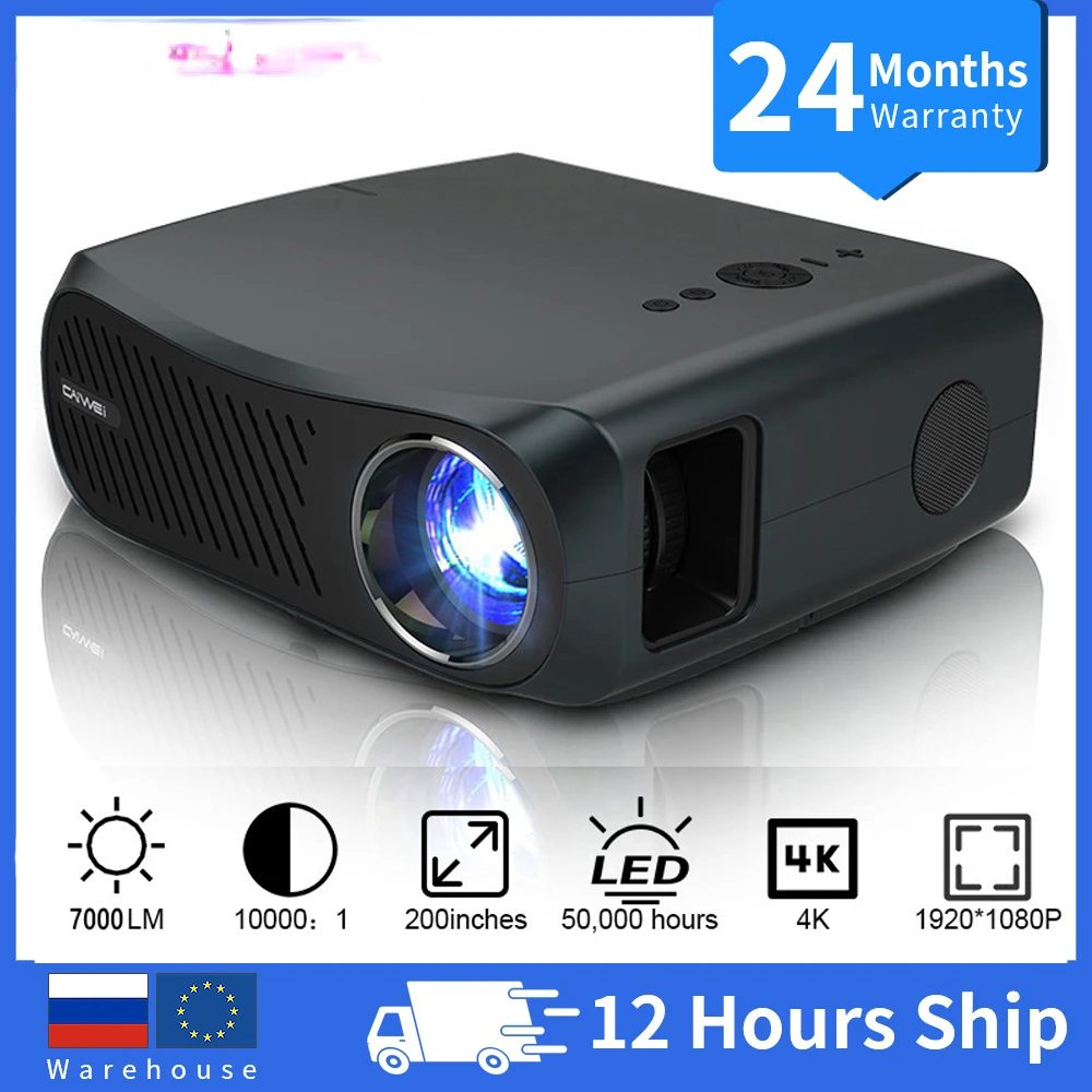 

Проектор для домашнего кинотеатра, 1080P Full Hd, Wi-Fi