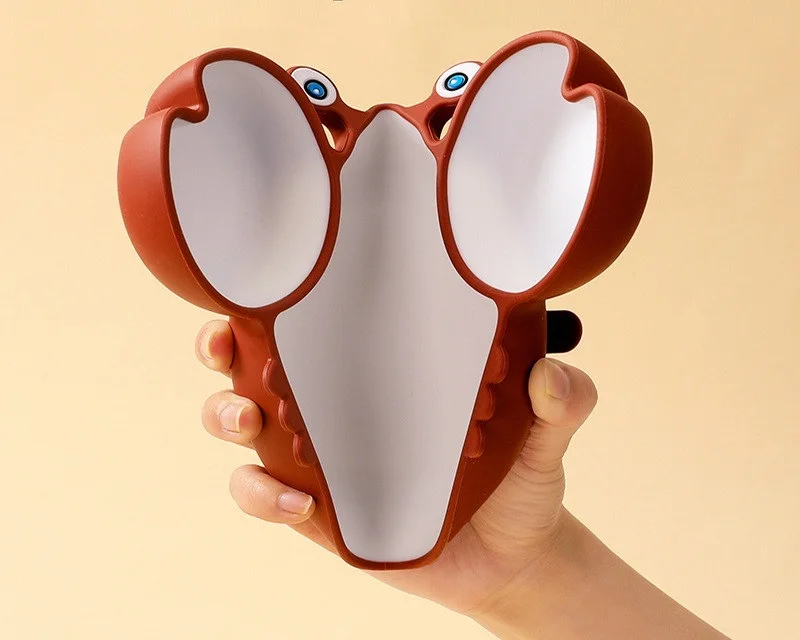 

Baby Bowls Plates Spoons Silicone Suction Feeding Food Tableware Free Non-Slip Baby Dishes Crab Food Feeding Bowl for Kids