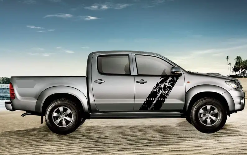 

Side door vinyl decal Decal Sticker Vinyl Compatible with Hilux