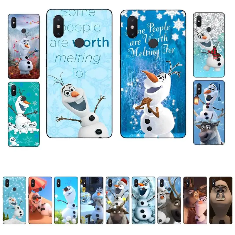 

Disney Frozen Olaf Phone Case for Xiaomi mi 8 9 10 lite pro 9SE 5 6 X max 2 3 mix2s F1