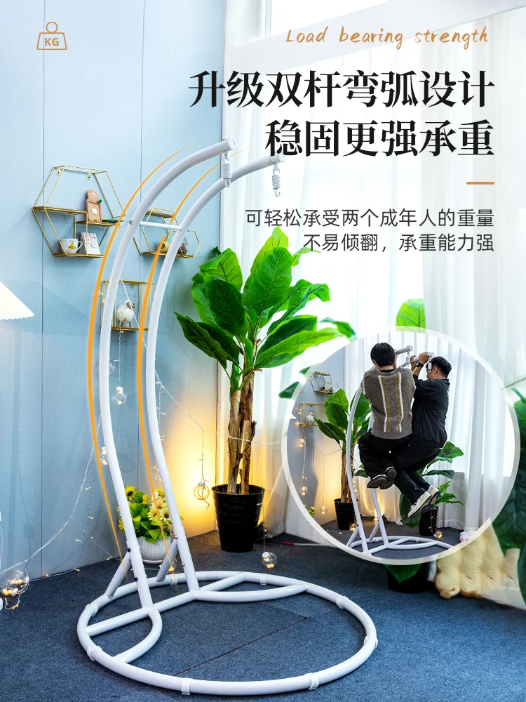 Домашний гамак двойная качель для спальни кресло-качалка отдыха от птиц