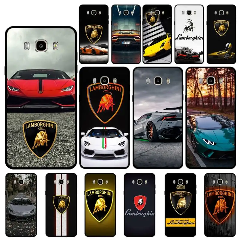 

Sports Car Lamborghini Luxury Phone Case for Samsung J 4 5 6 7 8 prime plus 2018 2017 2016 J7 core