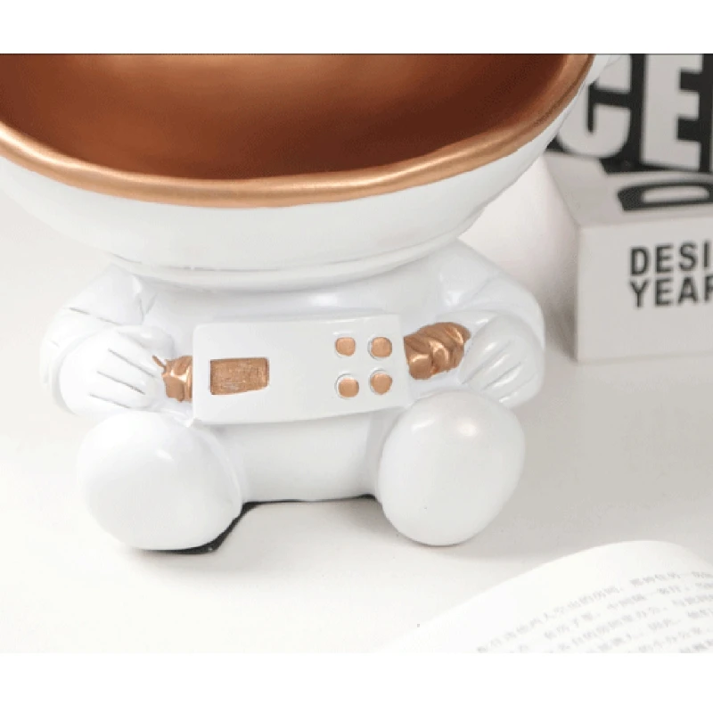 

Креативная миска для хранения ключей астронавта, мультяшная модель космического человека, поделки, искусство, закуска, держатель для ювели...